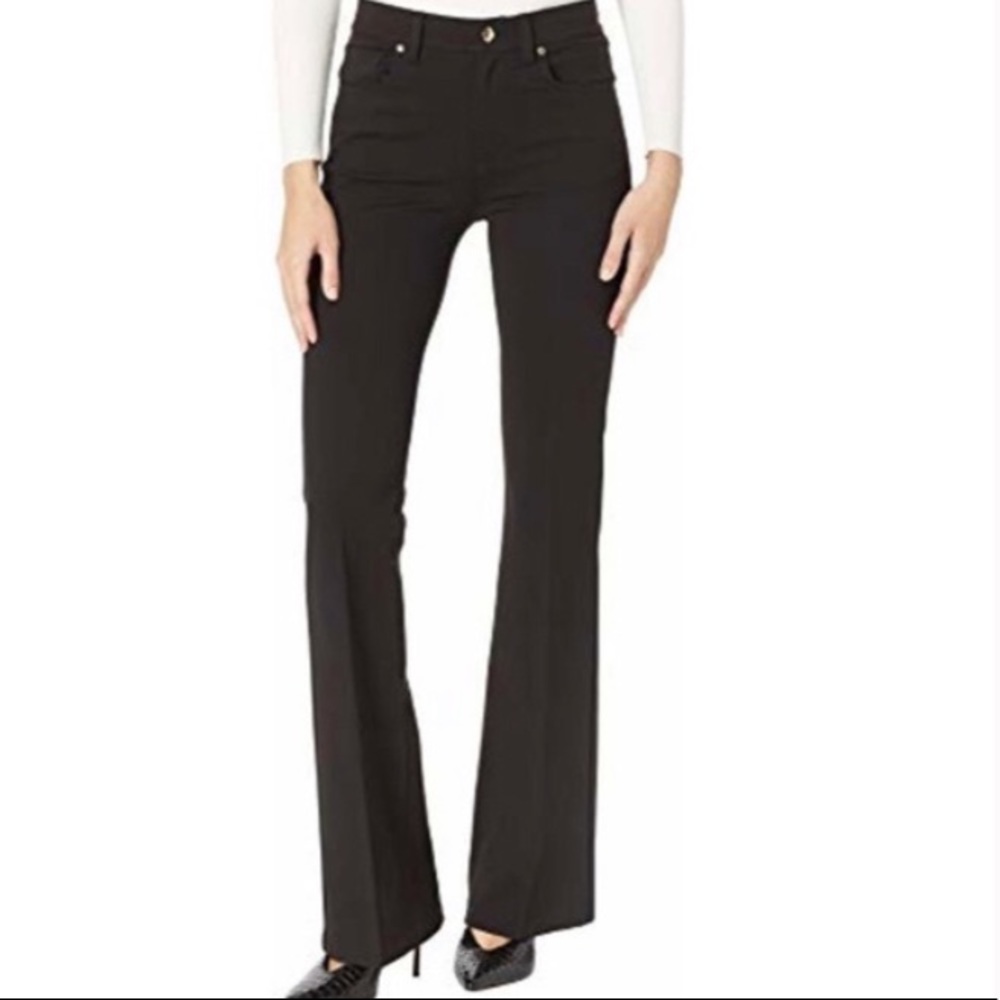 JUICY COUTURE WOMEN KNIT HIGH-WAISTED FLARE JEANS